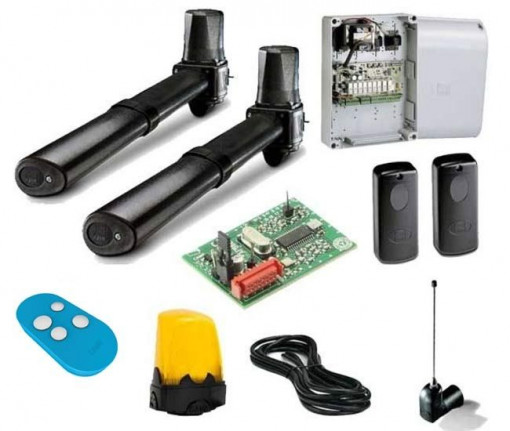 Kit automatizare poarta batanta, CAME, Krono 310 pentru canate de pana la 3 m, dreapta/stanga, U1492ML