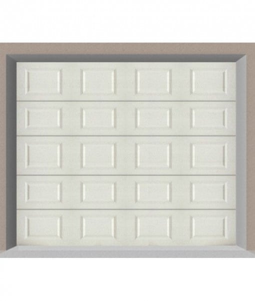 Usa de garaj sectionala, doorTECK, casetat, alb, 2600 x 2250 mm