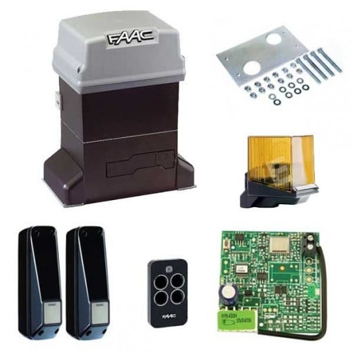 Kit motor automatizare poarta culisanta, 746 ER Z16, FAAC, 600kg, controller 780D