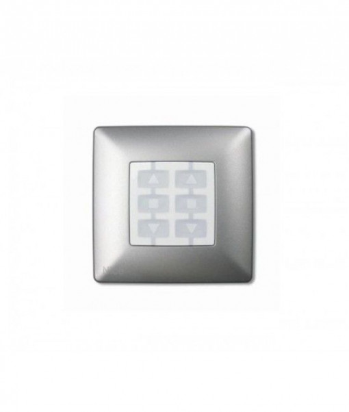 Placa patrata perete, Nice, aluminiu, WSA