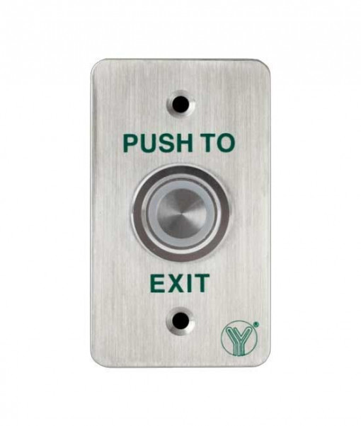 Buton de iesire piezoelectric incastrabil cu led, poate fi utilizat la interior sau exterior, PBS-820B(LED)