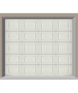 Usa de garaj sectionala, doorTECK, casetat, alb, 2500 x 2000 mm
