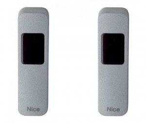 Fotocelule slim pentru exterior, Nice, 15m, carcasa metalica antiefractie, EPSA