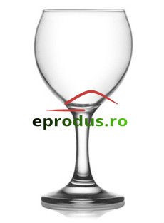 Set 6 Pahare Misket Vin Rosu 210ml