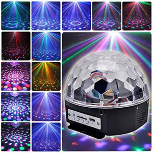 Glob Disco Led Bluetooth cu telecomanda si Redare Audio MP3 + Stick cadou