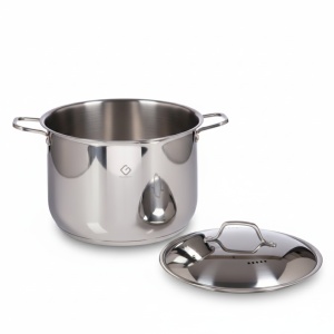 Oala inox cu capac , 22 cm , 7.2 l , Grunberg GR3122 - Img 2