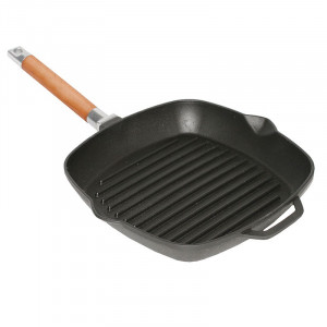 Tigaie Gratar 260x260 Fonta cu Maner Detasabil Fara Capac