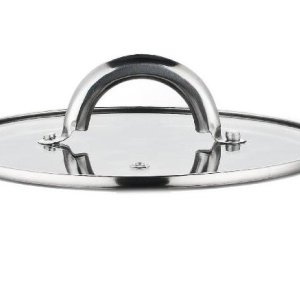 Cratita din inox, compatibila cu plita cu inductie, cu capac din sticla, 22 cm, 4.50 l, Grunberg GR7022 - Img 2