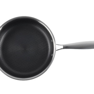 Tigaie inox GRUNBERG GR9824, anti-aderent honeycomb, 24x5cm, capacitate 1.6L - Img 2