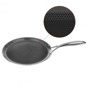 Tigaie inox GRUNBERG GR9228, anti-aderent honeycomb, 28x28cm, 0.95L