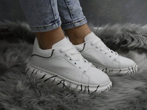 Pantofi Sport Damă White 2213