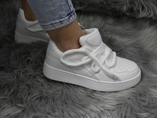 Pantofi Damă Sport White SL8823