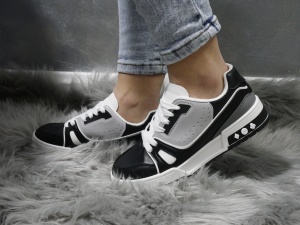 Pantofi Sport Damă Black/Grey S0906 - Img 5