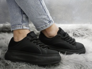 Pantofi Sport Damă Black YZ157 - Img 3