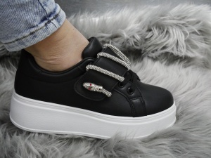 Pantofi Damă Sport Black B1069 - Img 4