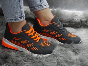 Pantofi Sport Damă Orange 10535 - Img 3