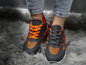 Pantofi Sport Damă Orange 10535 - Img 4
