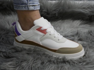Pantofi Sport Damă White/Khaki 9333 - Img 6