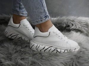 Pantofi Sport Damă White 2213 - Img 4