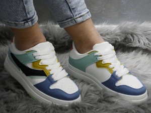 Pantofi Sport Damă White/Blue 9312 - Img 3