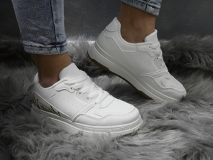 Pantofi Sport Damă White 9372 - Img 4