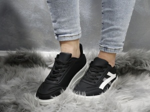 Pantofi Sport Damă Black D311 - Img 4