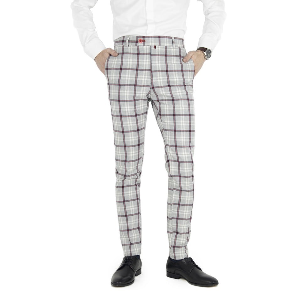 Pantaloni Eleganti Mansfield Gri GR - 3 | YEO