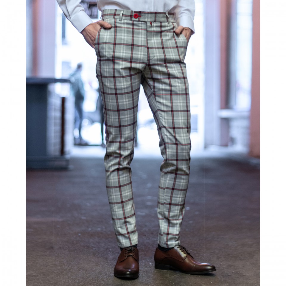 Pantaloni Eleganti Mansfield Gri GR - 2 | YEO