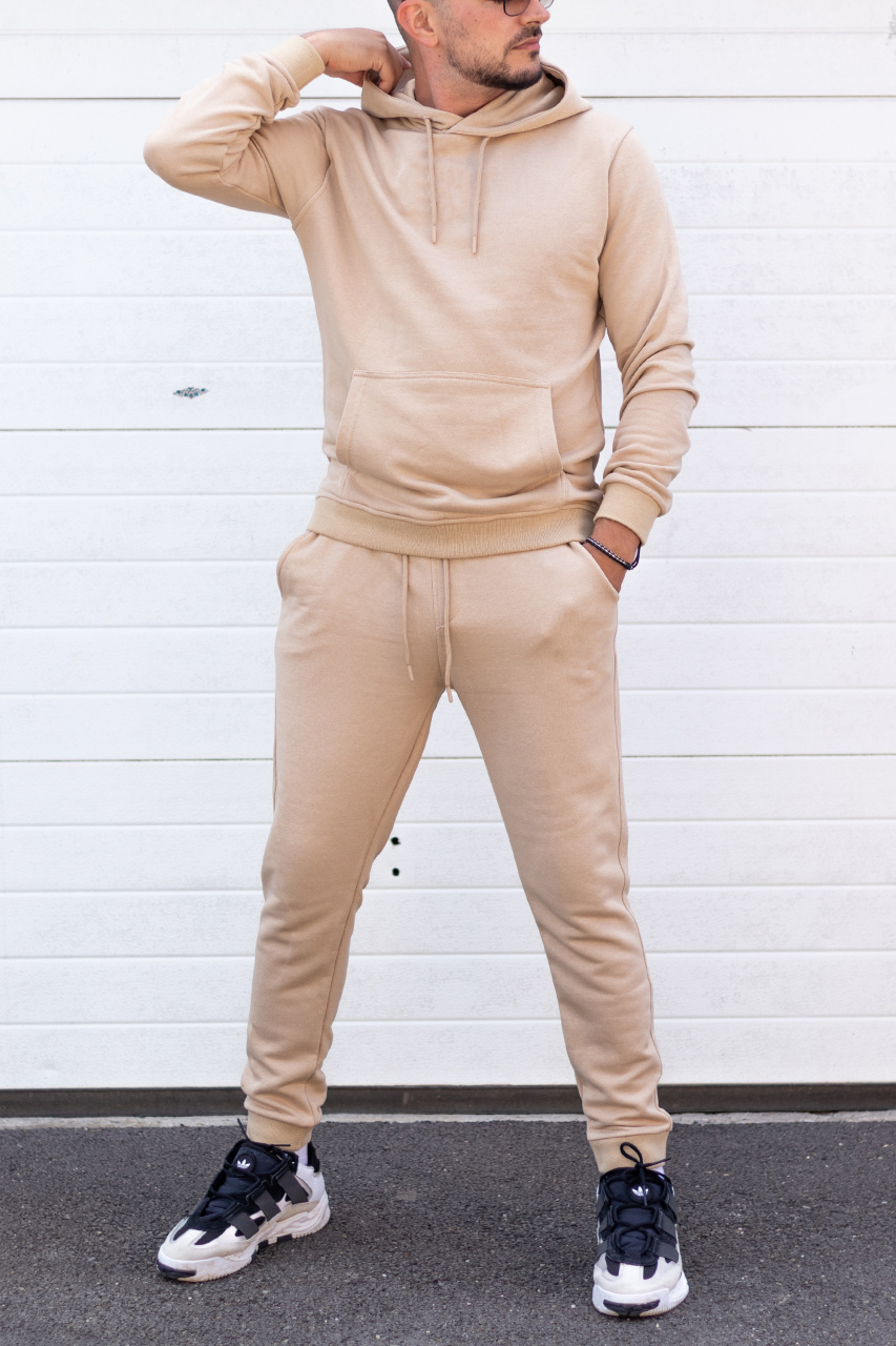 Trening din bumbac - exclusive BEIGE - 5 | YEO