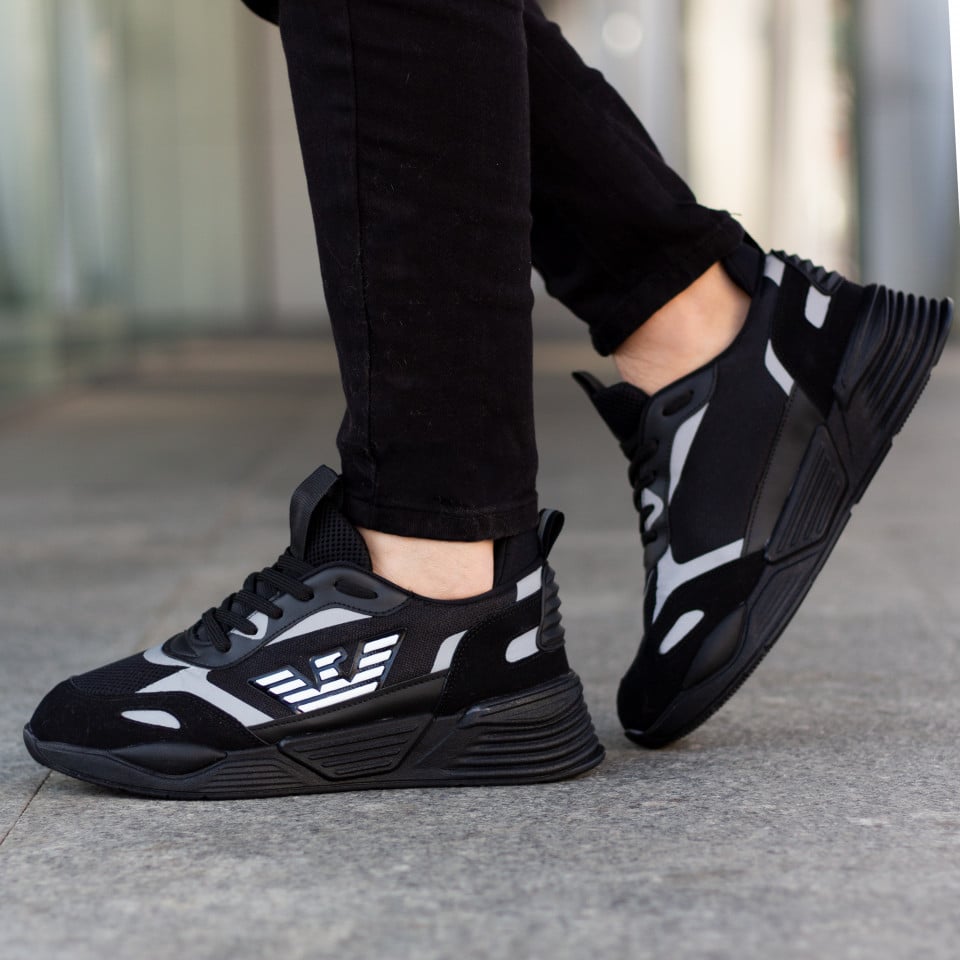 Adidasi Eagle Reflector Negru - 1 | YEO