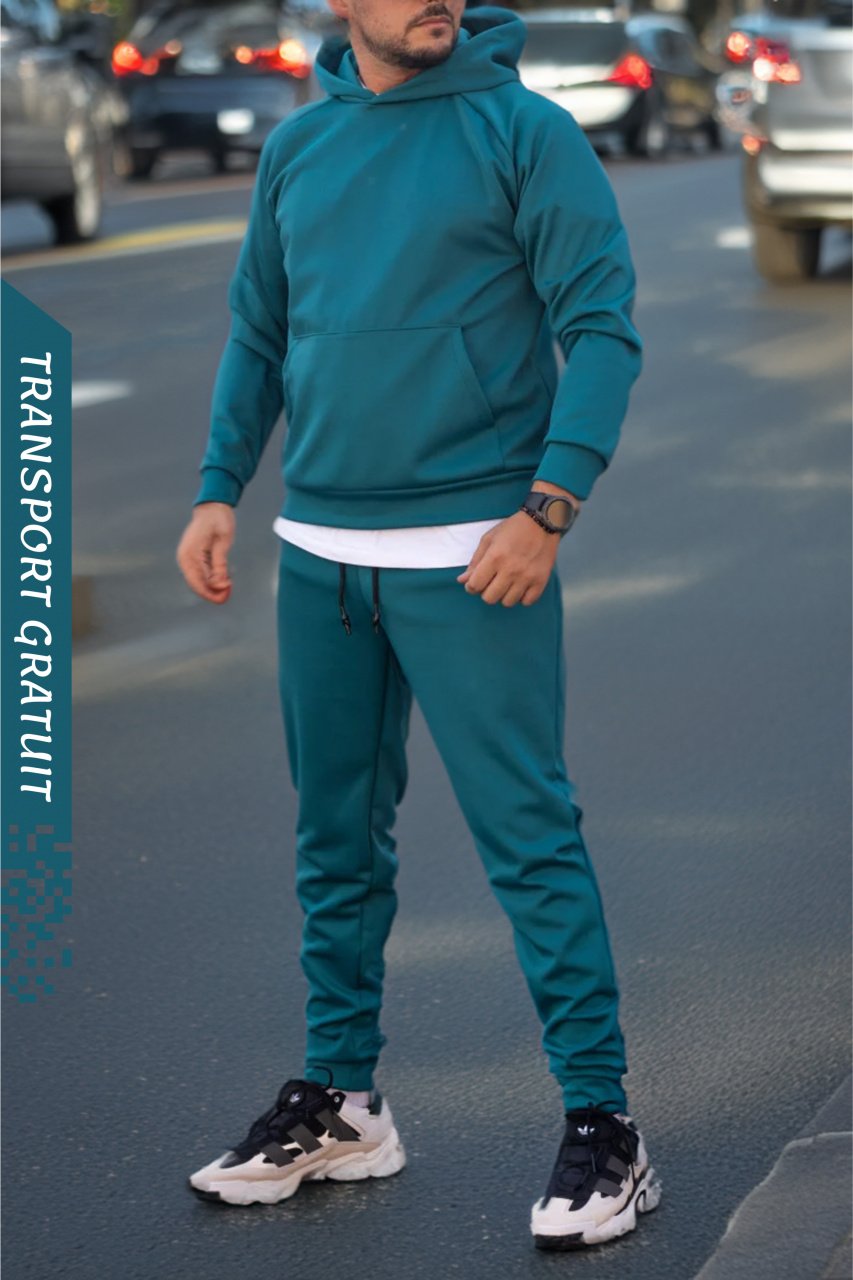 Trening cu gluga - BROOKLIN TURQUOISE