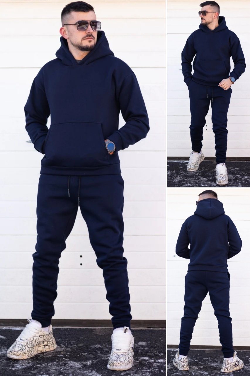 Trening oversized din bumbac gros - OSLO NAVY