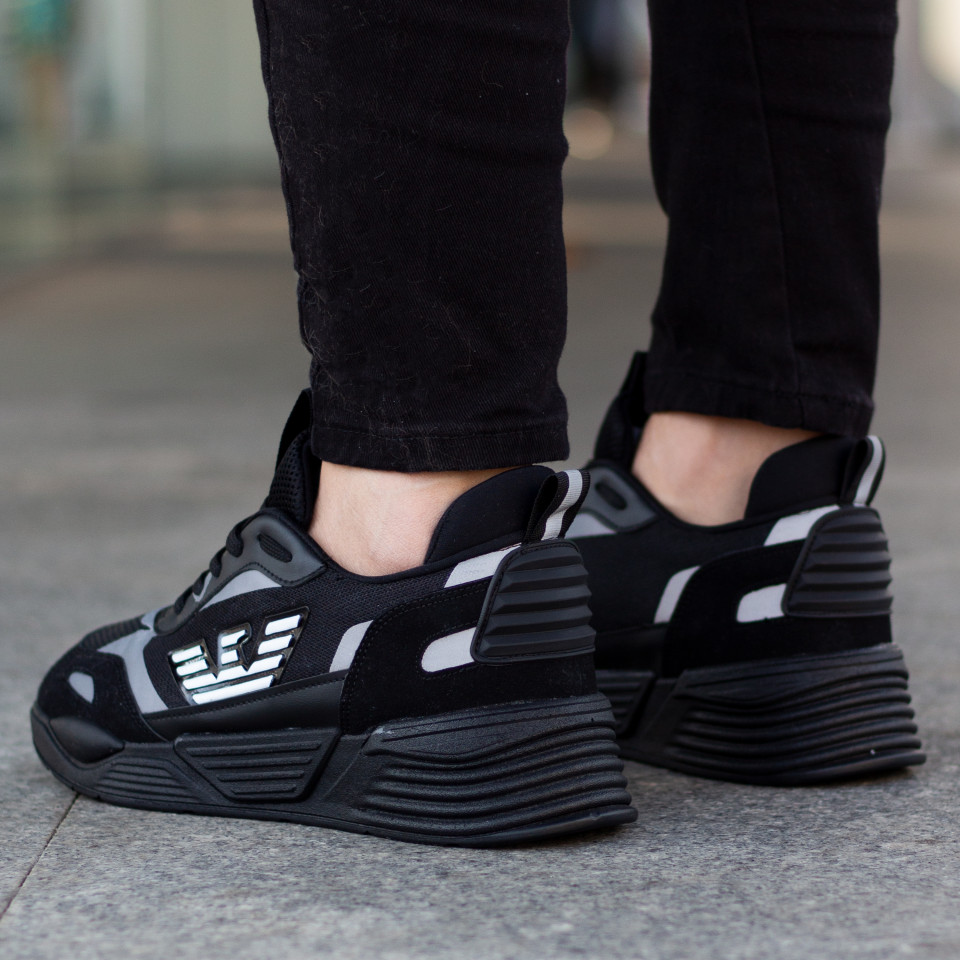 Adidasi Eagle Reflector Negru - 4 | YEO