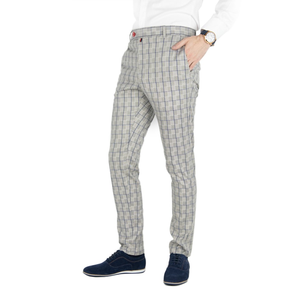 Pantaloni Eleganti Mansfield Gri BL - 3 | YEO