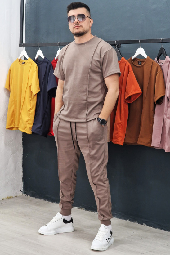 Compleu Exclusive Bumbac Lines Sand