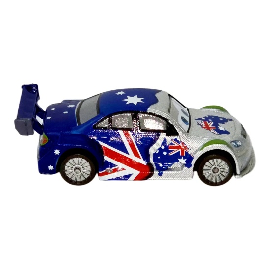Frosty Winterbumper - Mașină alb-albastră cu steag australian | Cars - Img 3