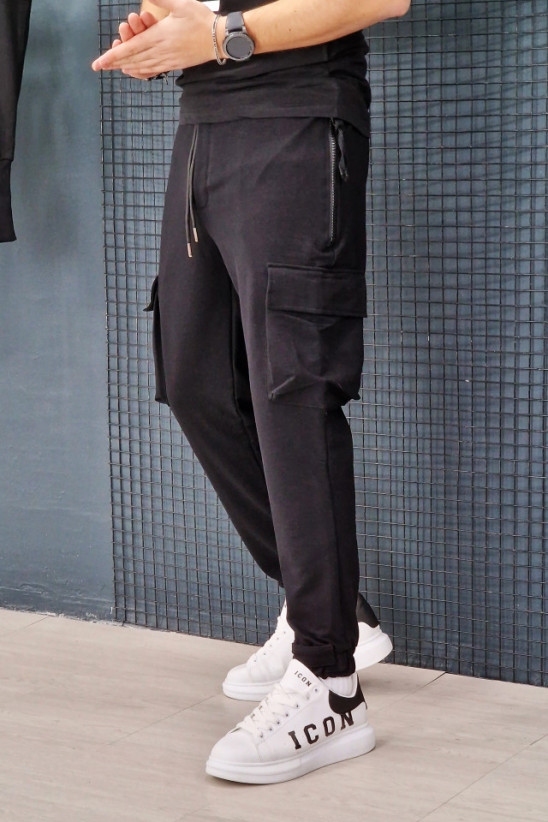 Pantaloni Barbatesti Eksi1 Negru