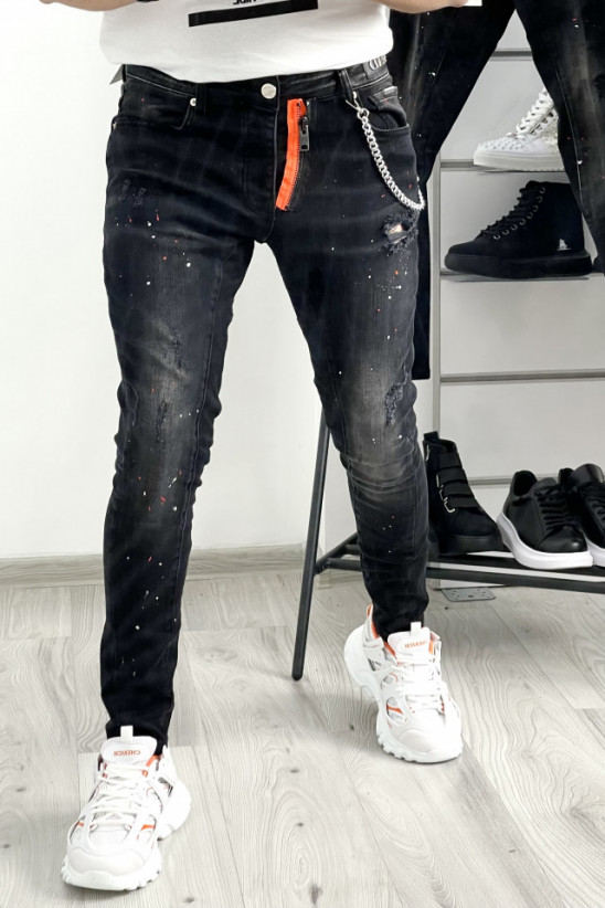 Blugi slim 2021 BK 5904 - Img 4
