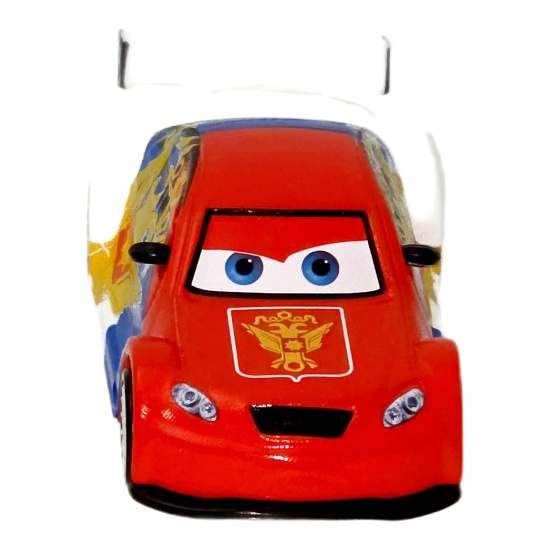 Vitaly Petrov - Mașină de curse roșie cu grafică multicoloră | Cars - Img 2