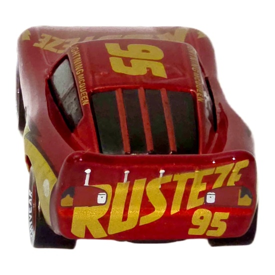 Lightning McQueen — Rust-eze roșie #95 cu eleron inscripționat | Cars - Img 4