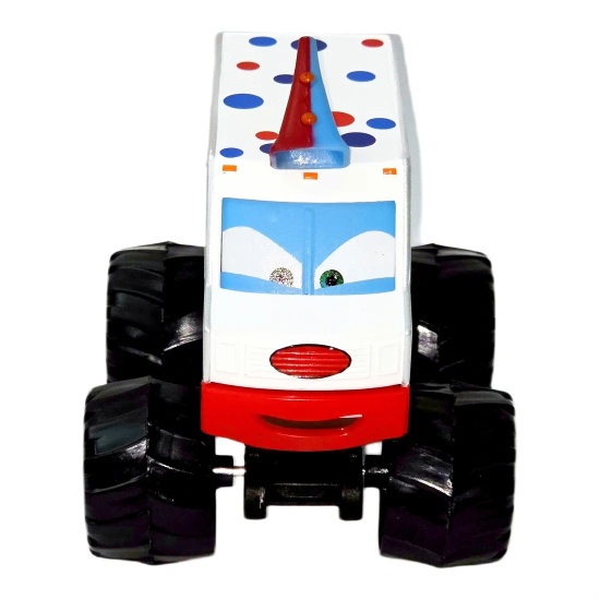 I-Screamer - Monster truck alb cu buline colorate | Cars - Img 2