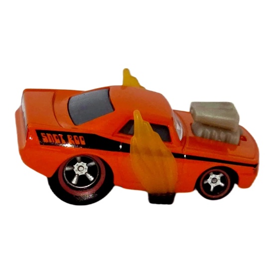Snot Rod — Mașină portocalie cu motor exterior | Cars - Img 3