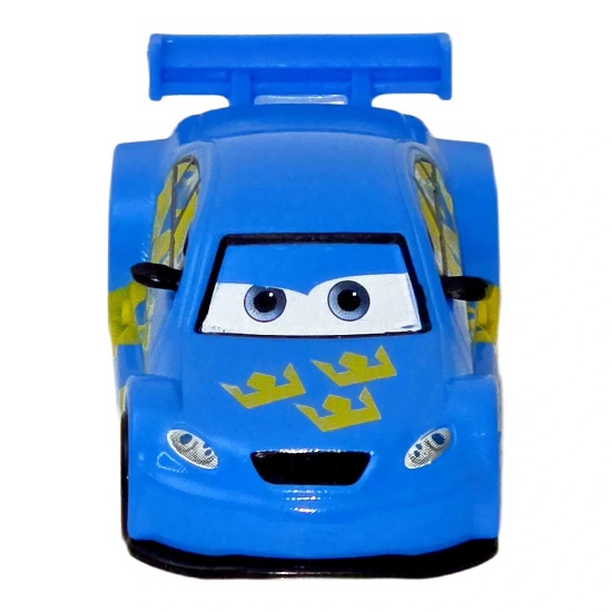 Flash Nilsson - Mașină albastră cu coroane galbene | Cars - Img 2
