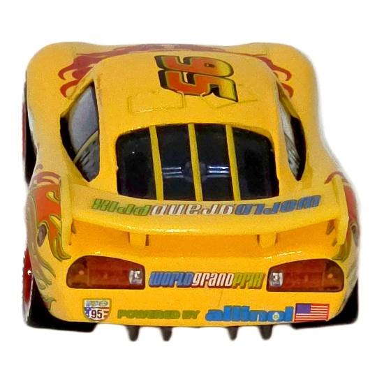 Lightning McQueen — Mașină galbenă #95 cu flăcări roșii | Cars - Img 4