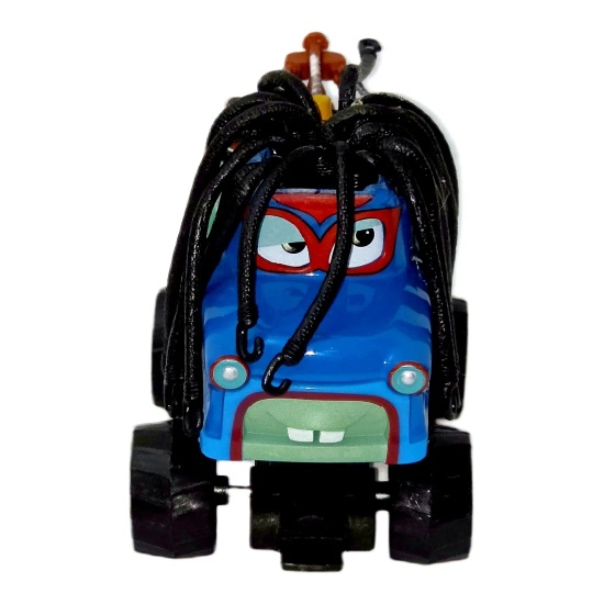 Monster truck albastru cu cabluri negre | Cars - Img 2