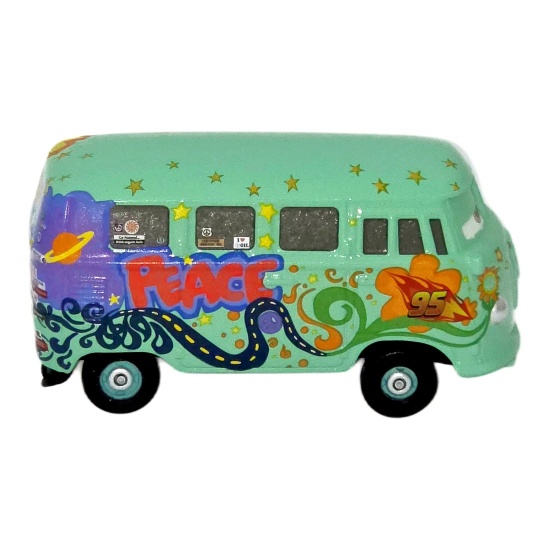 Fillmore — Microbuz verde cu motive florale | Cars - Img 3