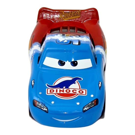 Lightning McQueen — Dinoco albastru-roșu cu eleron | Cars - Img 3