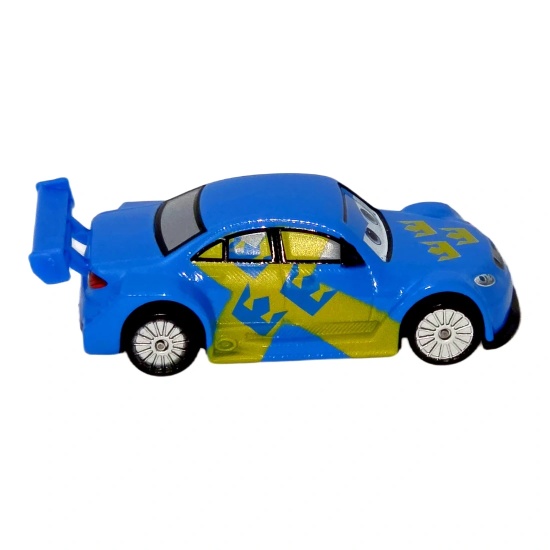 Flash Nilsson - Mașină albastră cu coroane galbene | Cars - Img 3