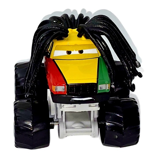 Rasta Carian - Monster truck verde-galben-roșu | Cars - Img 2