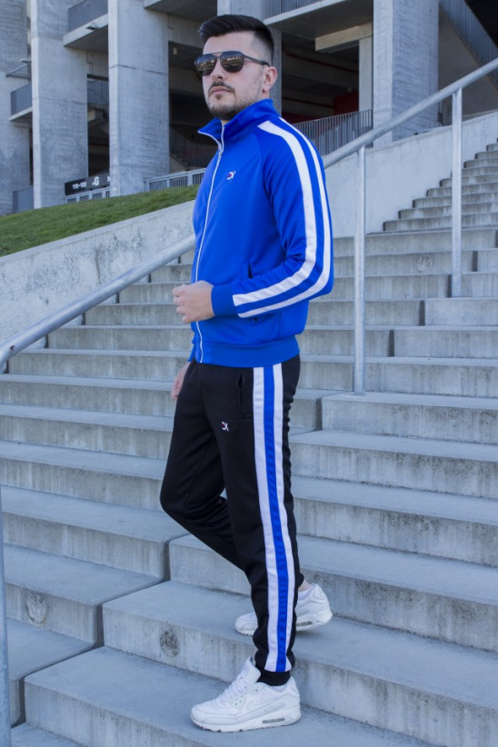 Trening barbatesc TRX - Albastru/Alb - Img 3
